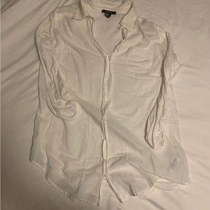 Forever21 White Casual Tunic Size M